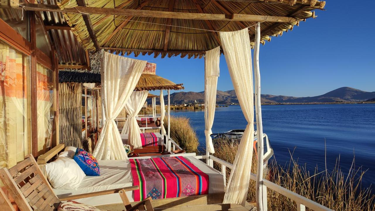 UROs ARUNTAWI LODGE Puno Exterior foto