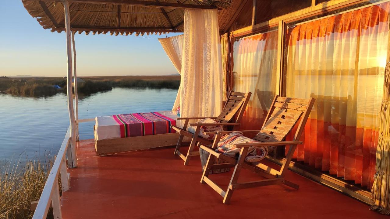 UROs ARUNTAWI LODGE Puno Exterior foto