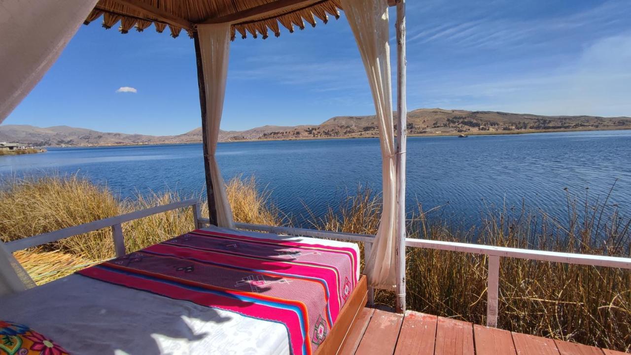 UROs ARUNTAWI LODGE Puno Exterior foto