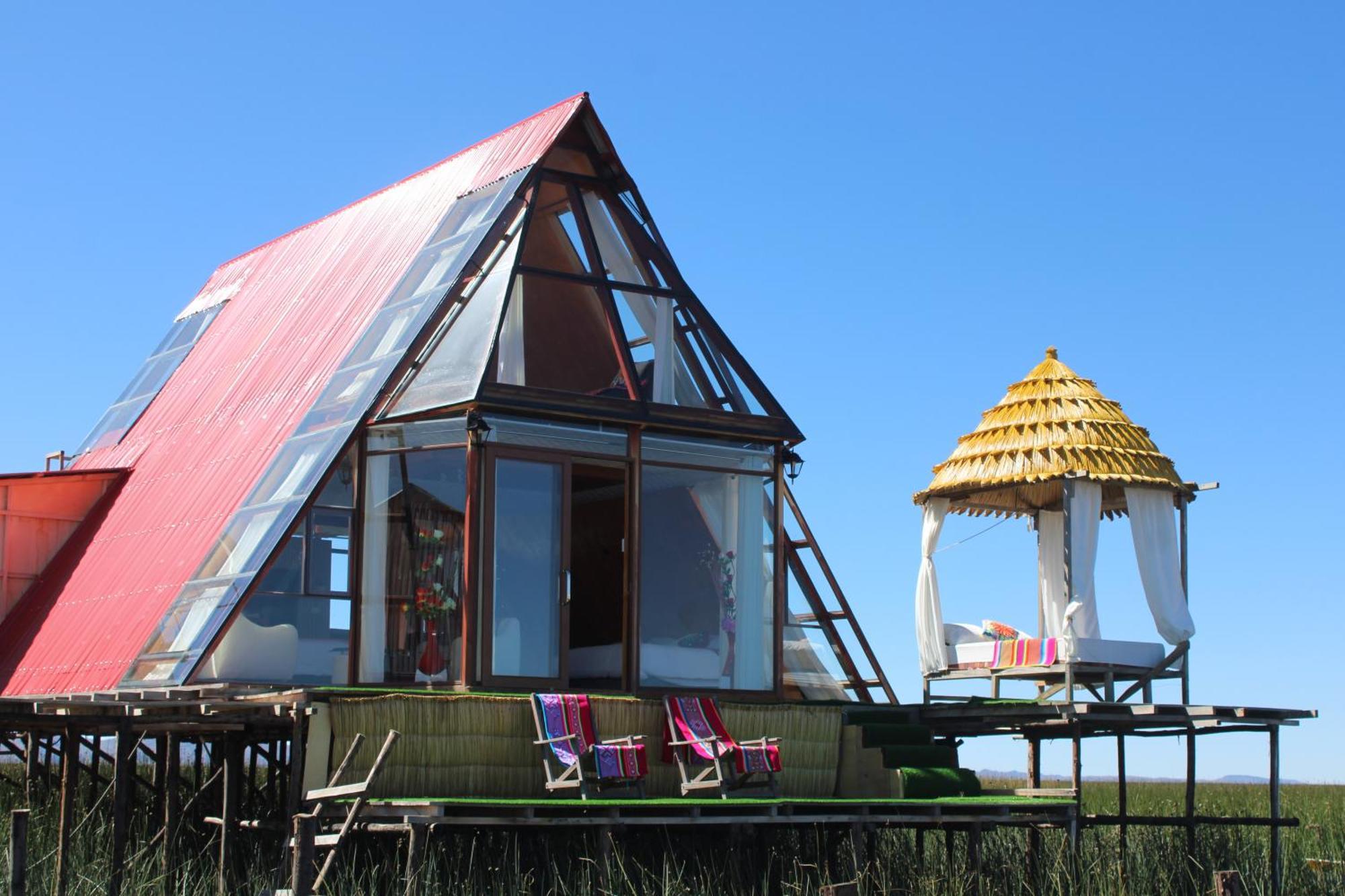 UROs ARUNTAWI LODGE Puno Exterior foto